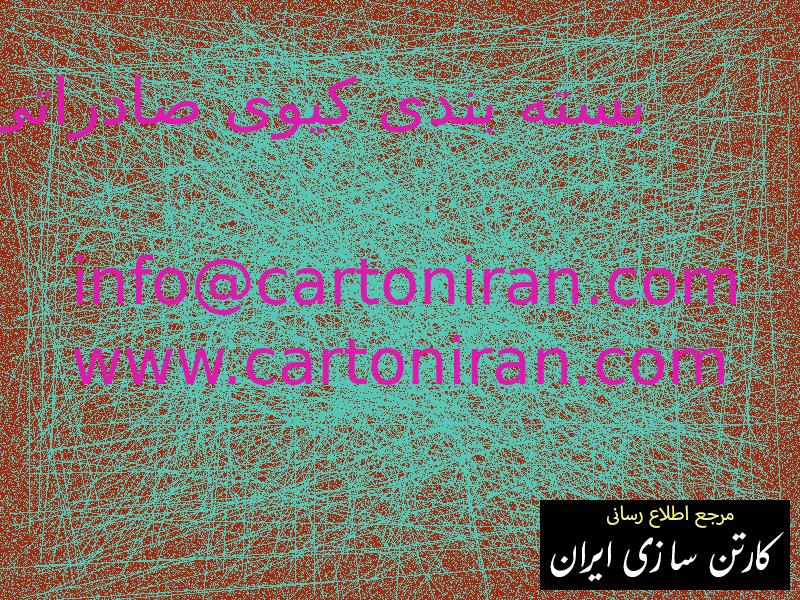 بسته بندی کیوی صادراتی